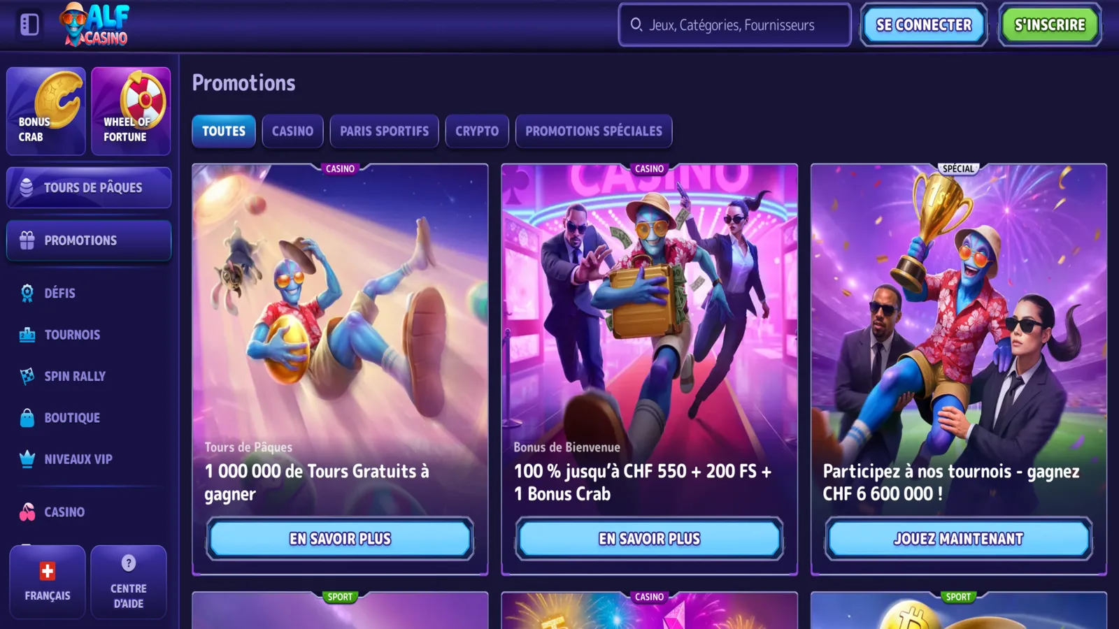 AlfCasino Promotions