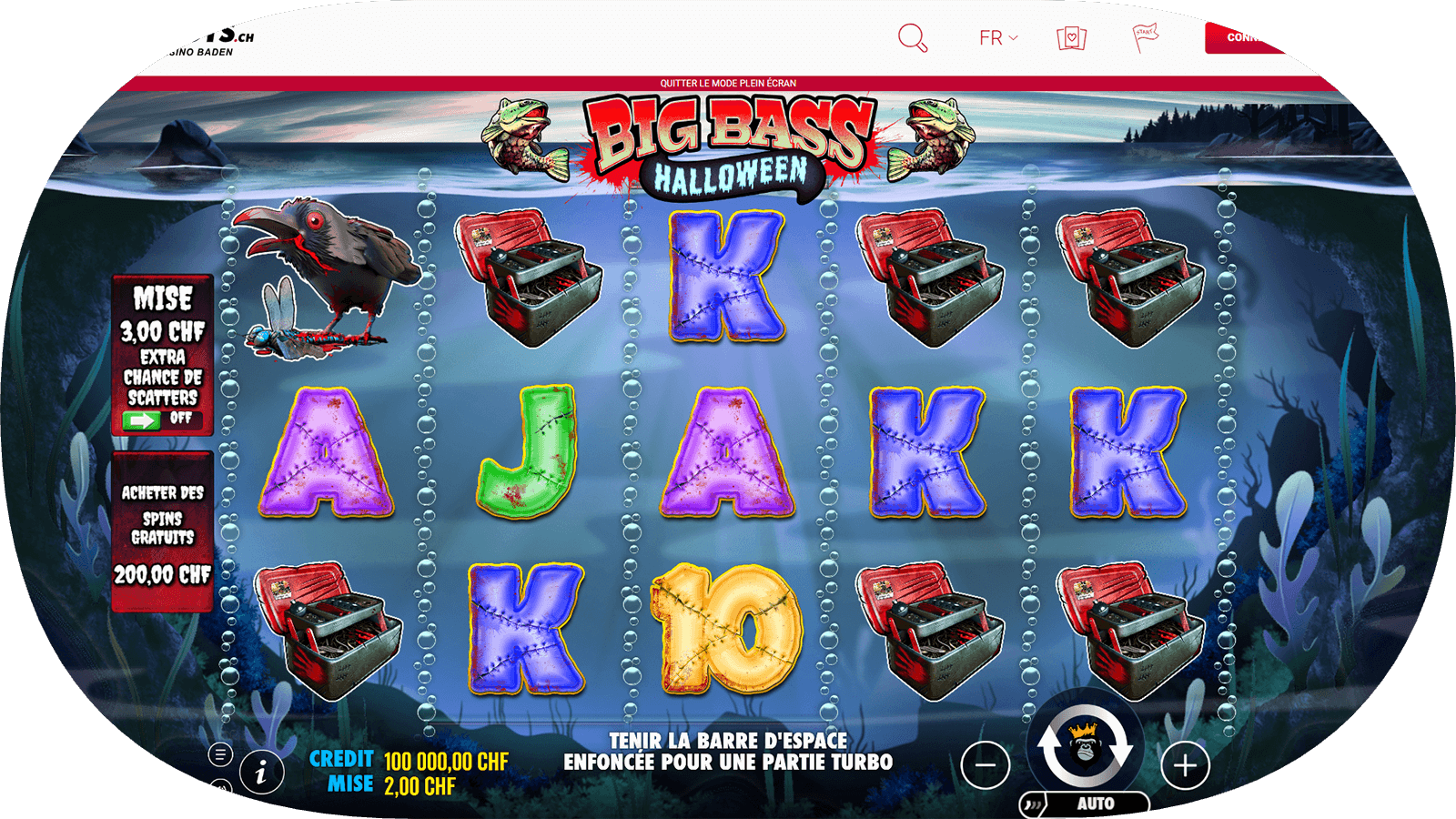 Jackpots.ch Casino Big Bass Halloween